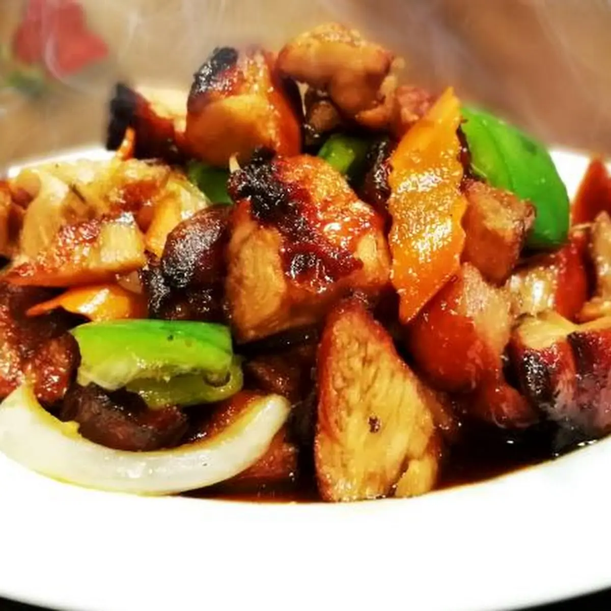 black pepper chicken黑椒鸡